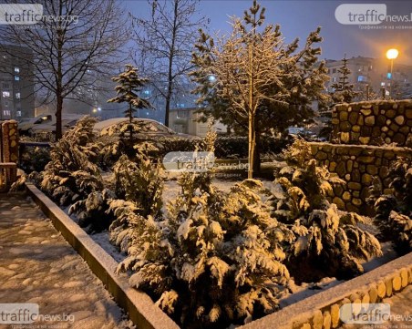 Дъжд и сняг в Пловдив днес, максималните темпераури до 5 градуса