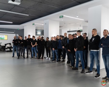 Отборът на Ботев посети фотоизложбата посветена на 110-годишнината на клуба