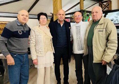Кметът на Тракия Костадин Димитров поздрави членовете на Клуба на