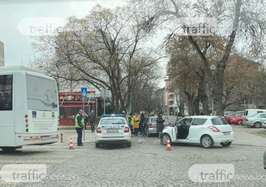 Верижна катастрофа е станала в пловдивския квартал Кючук Париж сигнализира