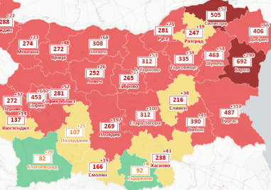 Пловдивска област е на прага на жълтата зона по разпространение