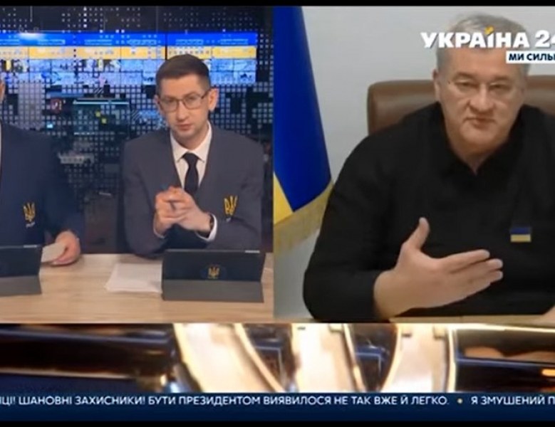 Хакери удариха живо излъчване в ефира на канал Украйна 24.
