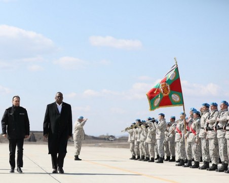 Военният министър: С посещението на Остин показваме, че България е надежден съюзник на НАТО