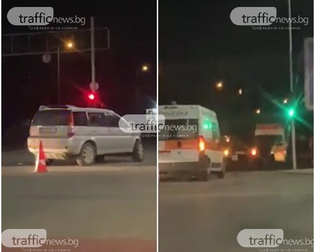 Катастрофа на голямо кръстовище в Тракия, две линейки са на мястото