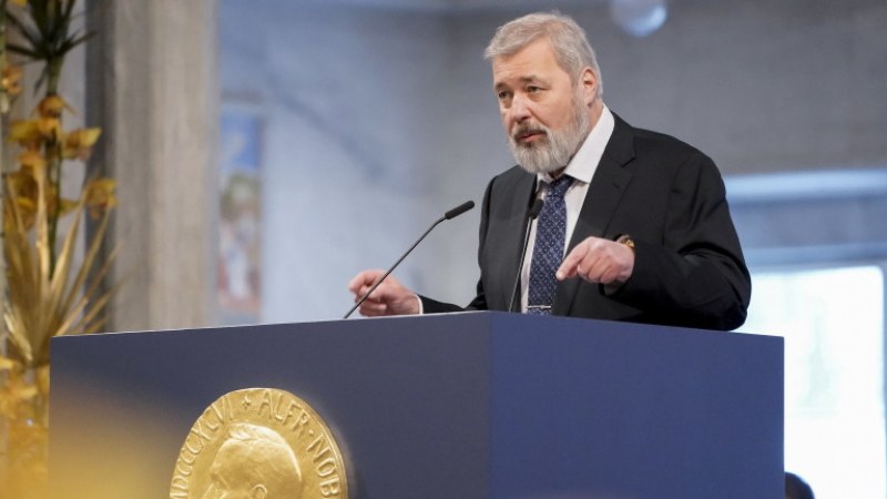 Руският журналист продава на търг нобеловата си награда