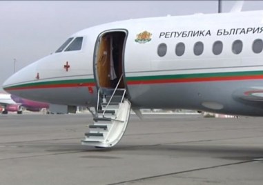 Правителственият самолет Еърбъс А319 който бе изпратен в Москва за