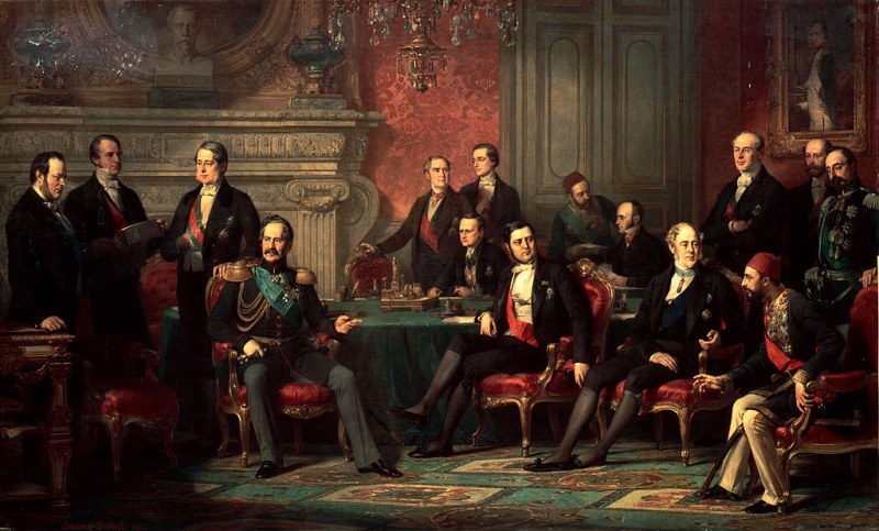 През 1856г. е подписан Парижкият мирен договор между Русия и
