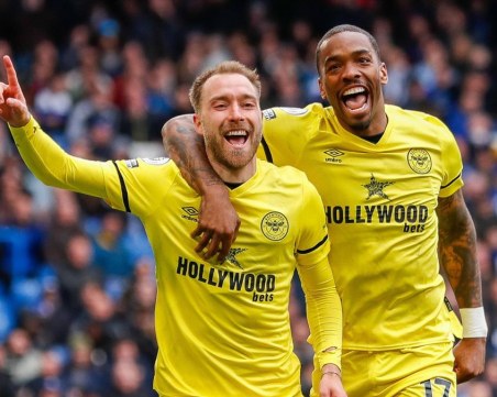 Ериксен с първи гол за клубен отбор от близо година, Брентфорд разби Челси в Лондон