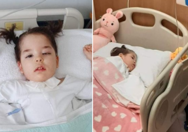 4 годишната Виолета Джамбазова която страда от агресивен мозъчен тумор продължава