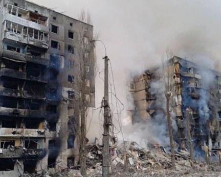 Зеленски: Разрушенията в Бородянка са по-ужасяващи от тези в Буча