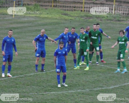 Марица с равенство срещу дубъла на Лудогорец, градушка и непрестанен дъжд белязаха двубоя