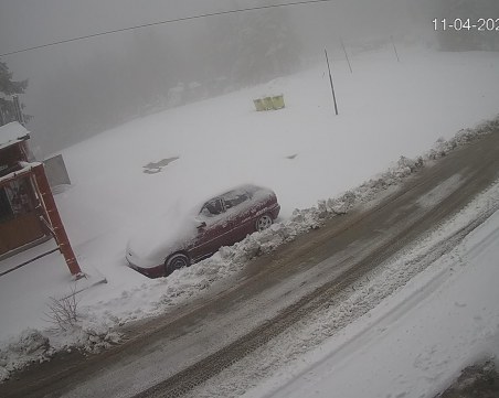 Хижа Здравец побеля