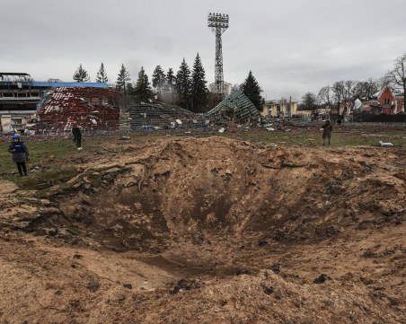 Разрушиха стадиона, от който Андрий Ярмоленко тръгна за големия футбол