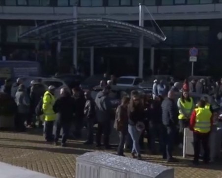 Започна протеста на пътните строители в София, блокада ще има и в Пловдив