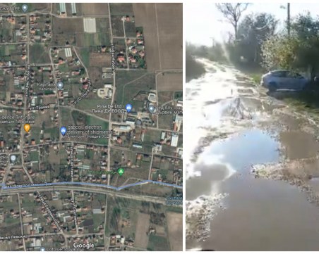 Голяма улица в Скутаре е кална вада, промяна се очаква след ремонта на жп възел-Пловдив