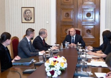 Президентът Румен Радев проведе среща днес на Дондуков 2 със