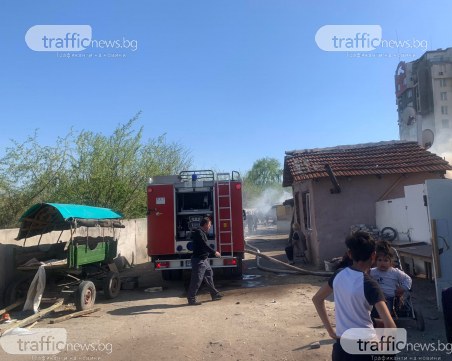 Пожар избухна в Аджисана, районът е задимен