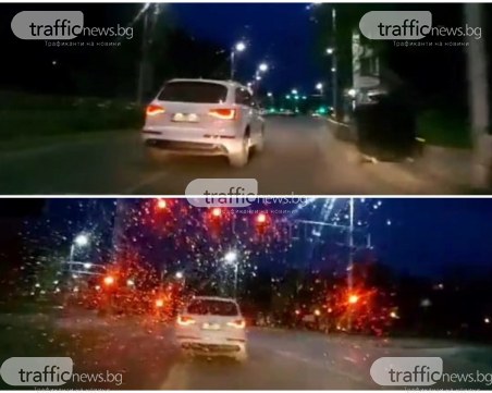 Нагъл шофьор с безумни маневри в Пловдив - шари из лентите, засича и минава на червено