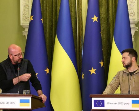Шарл Мишел към Зеленски: ЕС ще направи всичко възможно Украйна да спечели войната