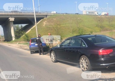 Пътно произшествие стана този следобед на Ягодовско шосе Инцидентът се