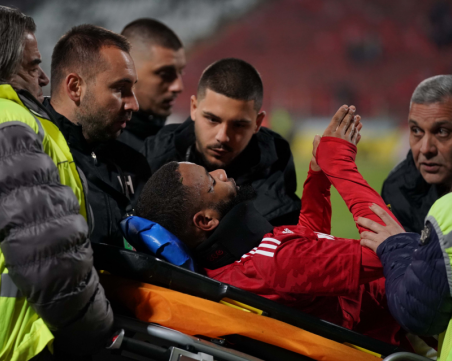 Йоан Баи от ЦСКА е добре след инцидента вчера, благодари за подкрепата