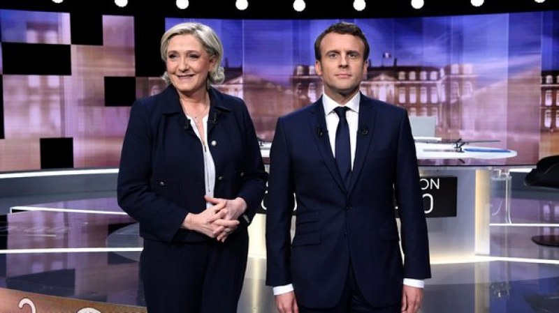 Втори тур на президентските избори във Франция: Макрон води на Льо Пен