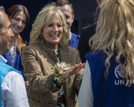 Първата дама на САЩ Джил Байдън изненадващо посети Украйна