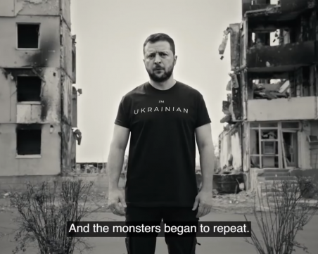 Зеленски за годишнината от края на Втората световна: Злото се завърна в Украйна