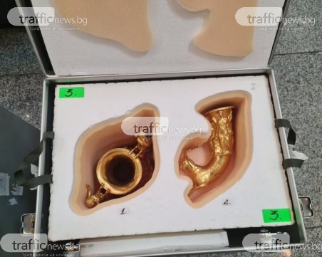 Специален конвой върна оригинала на Панагюрското златно съкровище в Пловдив