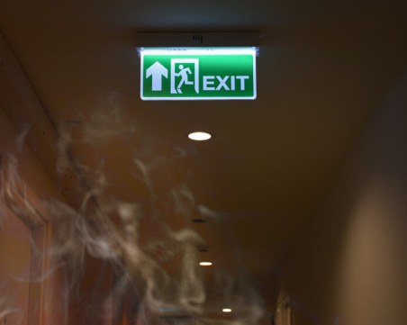 Пожар лумна в сграда в София