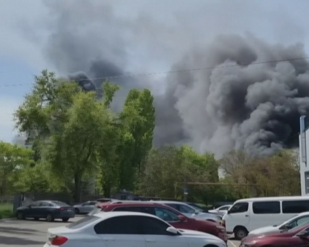 Руски кораб в Змийския остров е в пламъци след действия на украинската армия