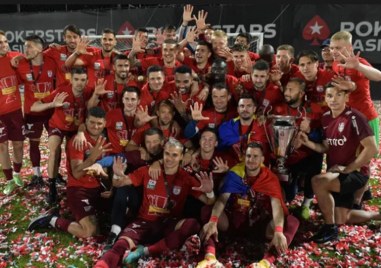 Бившият защитник на Ботев Кристиан Димитров стана шампион на Румъния