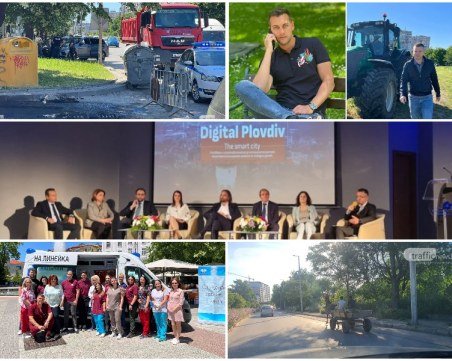 ОБЗОР: Вътрешна битка в БСП-Пловдив, катаджия мина с колата си през тротоар, градинка и краката на работник в Кършияка