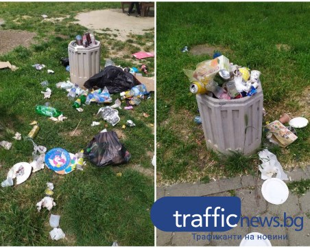 Чистят ли институциите или е въпрос на самосъзнание? Парк Розариум заприлича на сметище