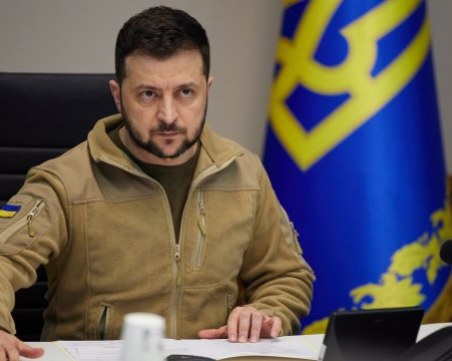 Зеленски: Руските сили устройват кървава баня в Донбас, искат да унищожат всичко!