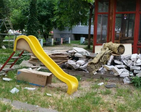 Глобиха пловдивчанин, системно трупал боклуци в детска площадка