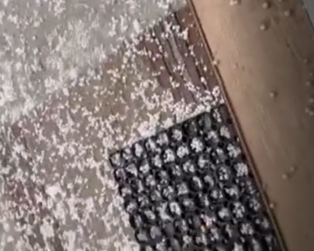 Градушка удари родопско село