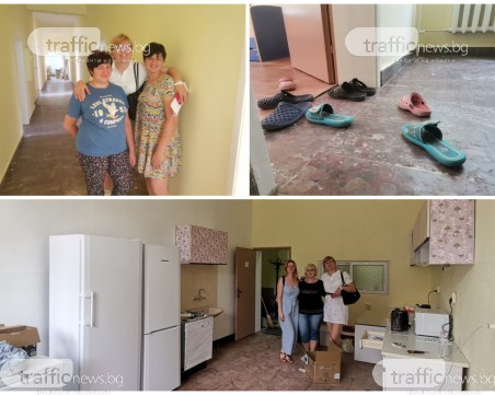 Альона и Наталия, избягали от Запорожие, са първите майки, настанени в бившата Белодробна болница