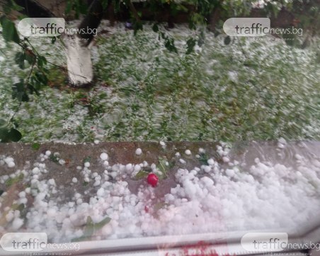 Градушка удари Садово