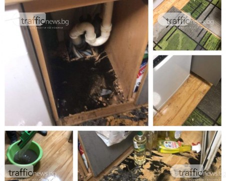 Патова ситуация! Общи ВиК тръби наводниха апартаменти в Кършияка, съседите нехаят