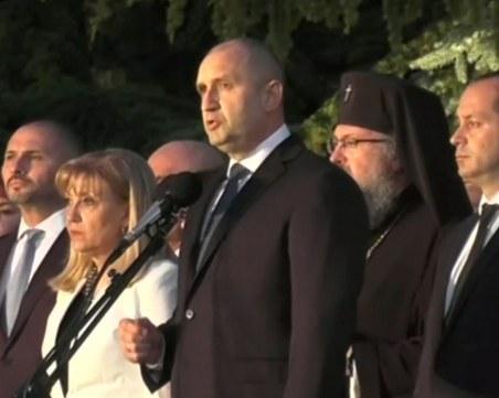 Румен Радев: Паметта и езикът не могат да бъдат спазарявани за текущи цели