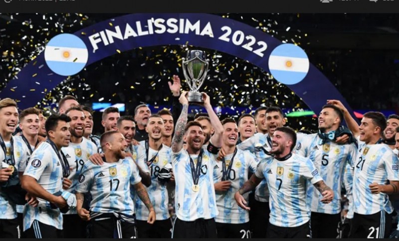 Аржентина победи с 3:0 Италия в първото издание на Финалисима.