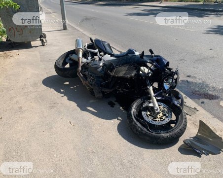 Тежка катастрофа край Пловдив, има загинал моторист