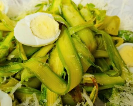 Рецепта за талиатели от аспержи с пъдпъдъчи яйца