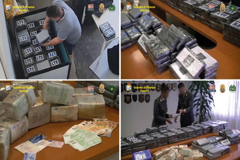 Двама българи сред задържаните с 4,3 тона кокаин в Италия