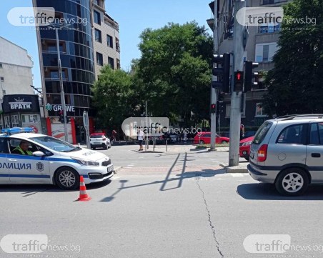 Лек автомобил блъсна пешеходец преди моста на Герджика