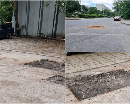 След публикация на TrafficNews: Запълват огромните кратери в