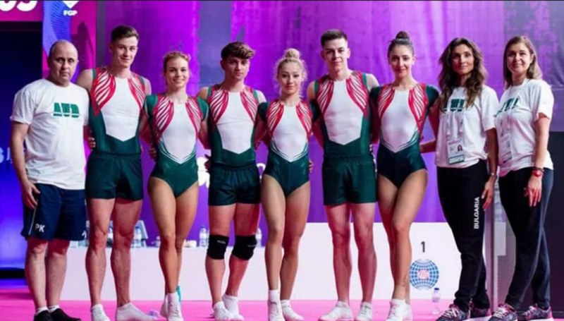 България с пълен състав на Световното първенство по аеробика