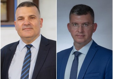 Настоящият председател на Районен съд Иван Калибацев и председателят на