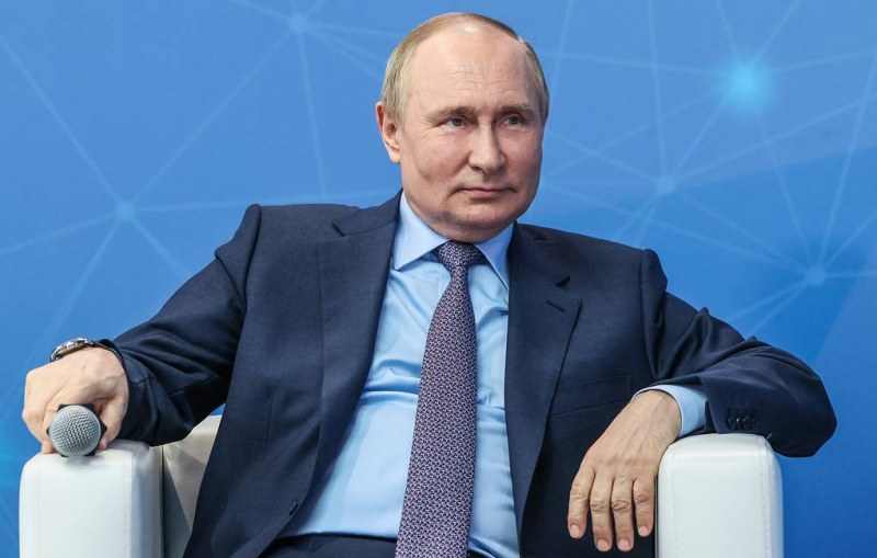 Руският президент Владимир Путин днес произнесе реч на Международния икономически